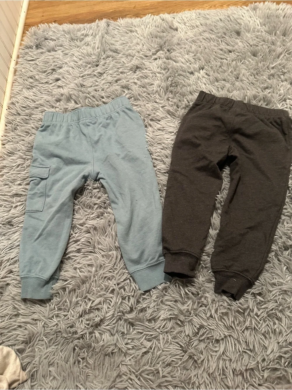 Bundle of 3T Joggers Light Blue and Charcoal Gray Carters casual fall winter